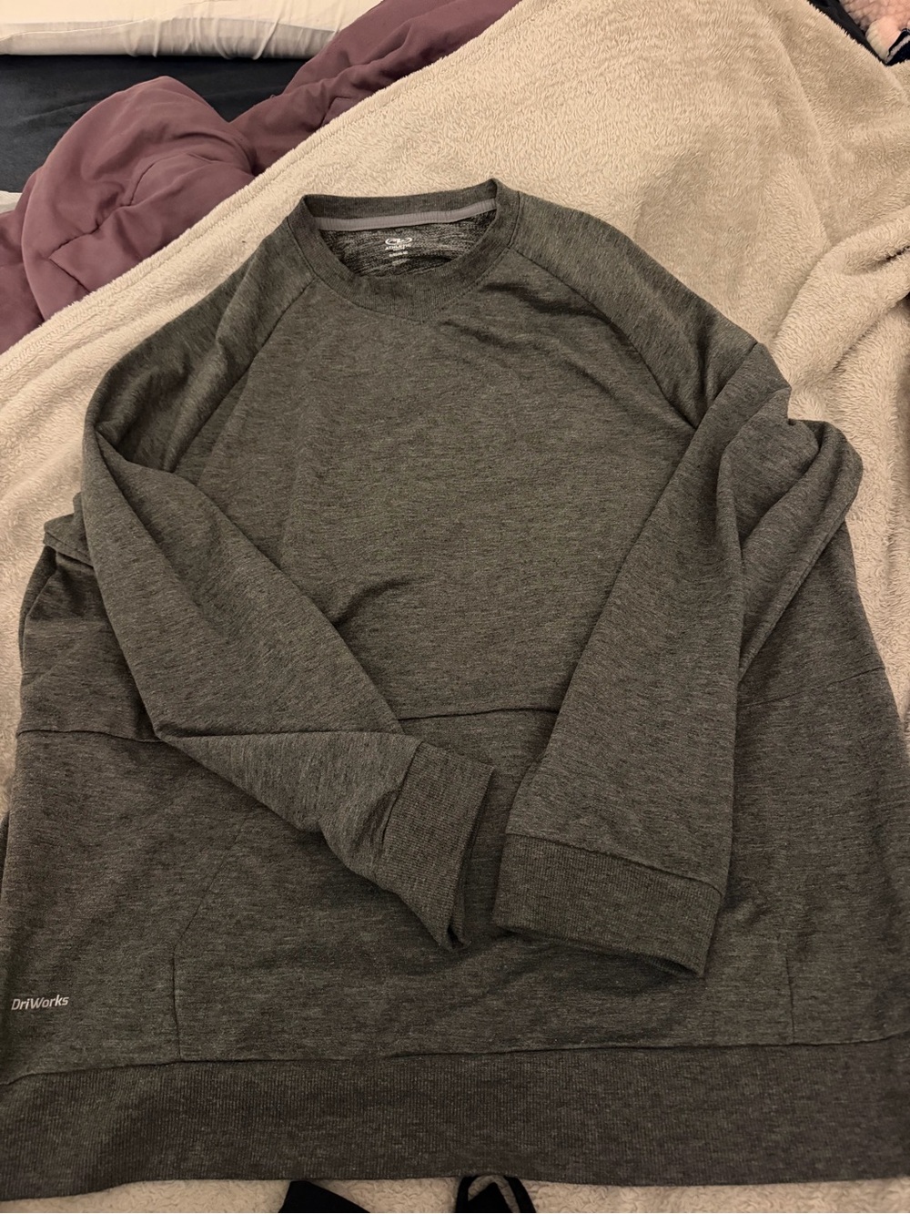 Athletic Works Men's Gray Crewneck Sweatshirt Like New XL
